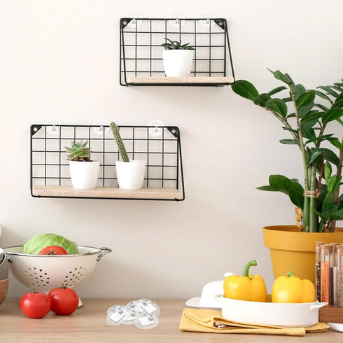Qianyu 30 Pcs Adhesive Wall Hooks Heavy Duty Clear Sticky Hangers Waterproof Seamless Transparent Acrylic Utility Hook Without Nails for Hanging T...