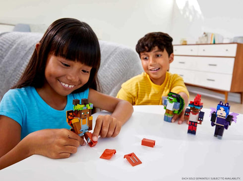 Mattel Minecraft Creator Series Party Shades Figure, Collectible Building Toy, 3.25-inch Action Figure with Accessories, Gift for Ages 6 Years & O...