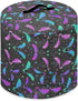 Halloween Bats Air Fryer Cover with Top Handle and Storage Pockets Dust Cover Compatible Dust Protection Kitchen Appliance Cover...