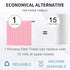Homaxy 100% Cotton Terry Kitchen Dish Cloths, Ultra Soft and Absorbent Dish Towels for Kitchen, Suitable for Drying and Washing Dishes, 6 Pack, 12...