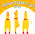 LovesTown 16PCS Rubber Chickens, Screaming Chicken Toys, Chicken Squeaky Toy Squeeze for Kids Party Favors Prank Toys Dog Toys...