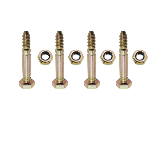 4Pack 51001500 510015 Shear Pin Bolts and Nuts Replaces Ariens AM122156 AM136890 snowthrowers...