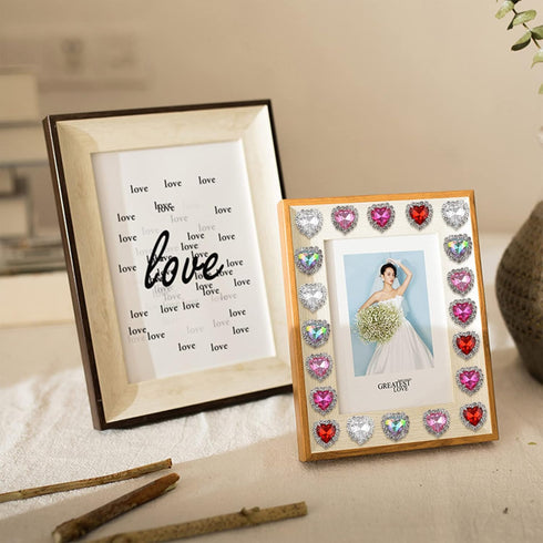 Rhinestones Buttons Embellishments, 30 Pcs Heart Rhinestones for Crafts Flatback Pearl Crystal Rhinestone Buttons for Sewing DIY Clothing Wedding ...