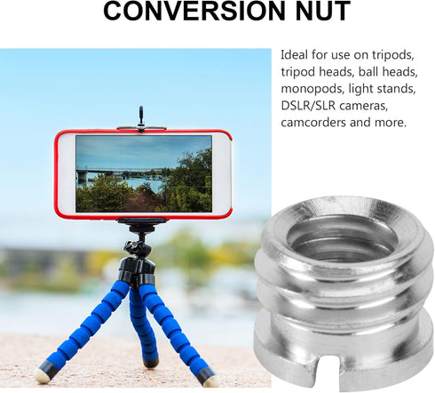 ledmomo 1/4" to 3/8" Camera Tripod Thread Adapter Convert Nut Screw Adapter(10PCS)...