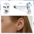 YADOCA 14Pairs Hypoallergenic Flat Back Stud Earrings for Women Men Surgical Steel Screw Back Tiny CZ Opal Moonstone Turquoise Screwback Earrings ...