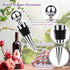 5 Pcs Wine Stopper Bottle Stopper Wine Saver, Yimerlen Silicone Vacuum Wine Bottle Corks, Reusable Wine Stopper Used for Bar, Holiday Party Keep W...