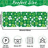 3 Pcs Women's St. Patrick's Day Scarf Long Green Shamrock Scarf Lightweight Irish Clover Silky Scarf Women Sheer Wrap Shawls Holiday Outfits Costu...