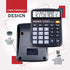 Desktop Calculator (2 Pack) 12 Digit with Large LCD Display and Sensitive Button, Solar and Battery Dual Power, Standard Function for Office, Home...