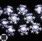 Solar Christmas String Lights Outdoor Waterproof 30 LED 20Feet Solar Snowflake Christmas Fairy Lights Decorations with 8 Lighting Modes for Garden...