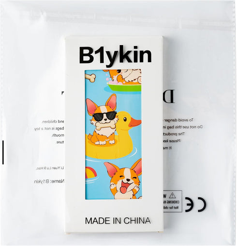 Corgi Sticky Notes Set - 550 Sheets Blue Corgi Self-Stick Notes Pads, Self-Adhesive Cute Corgi Lovers Separation Tabs Writing Memo Pages Notes for...