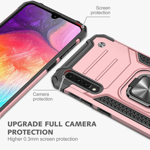 for Samsung Galaxy A50 Case A50S A30S Case Military Grade Built-in Kickstand Holder Armor Heavy Duty Shockproof Cover Protective for Galaxy A50/A5...