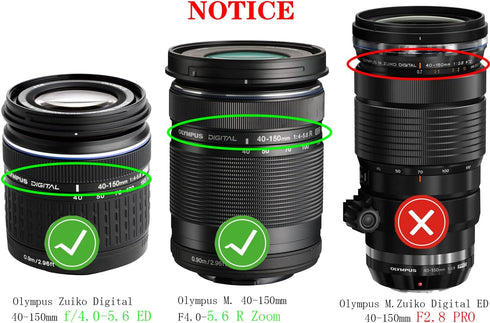 58mm Lens Cap Cover for Olympus M.Zuiko 40-150mm f/4.0-5.6 R Micro(Not for 40-150mm F2.8 PRO) ED Digital Zoom Lens,M.Zuiko Digital 75-300mm 1:4.8-...
