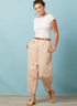 McCall Pattern Women's Loose Fit Capri Pants, Sizes 14-22 Sewing Pattern...