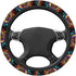 Sun with Moon Elastic Steering Wheel Cover for Women Men, Universal 15 Inch Anti Slip Auto Car Wrap Cover...