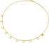 Gold Tiny Disc Chain Choker Coin Short Layering Necklace 14 Inch with 2 Inch Extender...