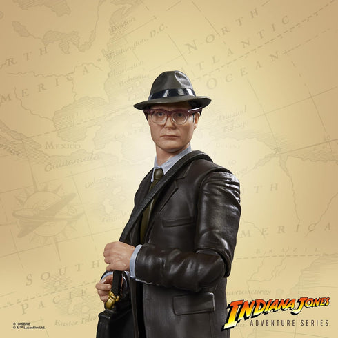 Indiana Jones and The Dial of Destiny Adventure Series Doctor Juergen Voller Action Figure, 6-inch Action Figures for Kids Ages 4 and Up, Medium...