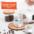 IMUSA USA B120-41V Aluminum Espresso Stovetop Coffeemaker 1-cup, Silver...