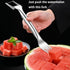2-in-1 Multifunctional Watermelon Fork Slicer Cutter Stainless Steel Dual Head Fruit Forks Slicer Knife for Kitchen Gadget (1Pcs)...