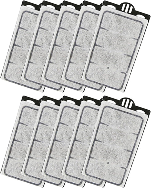 10 Pack Auqarium Filter Replacement Plates, Turtle Tank Filter Sponges, Suitable for 3.5W 280L/H Low-Water Filter...