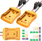 3 Packs Power Wheels Adapter for Dewalt 20V Battery, Power Wheels Battery Converter Kit with Fuse & Switch & Wire Terminals & 12 AWG Wire for DIY ...