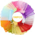 WenTao 100PCS Organza Gift Bags, 4x4.72 Mixed Color Wedding Favor Bags with Drawstring, Premium Candy Jewelry Pouch Party Wrap...