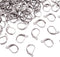 Pandahall 100pcs Stainless Steel Lever Back Hoop Earrings Surgical Earring Components for Jewelry Makings 13x10x1.5mm...