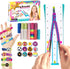 KIRADISE Charm Bracelet Making Kit Best Girls Gift Girls DIY My Friendship Loom String Bracelets Making Kit Bracelet Maker Bracelets Kits Jewelry ...