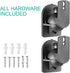 WALI Speaker Wall Ceiling Mounts One Pair, Bookshelf Speaker Wall Mount Brackets, Surround Sound Speaker Mounts, Hold up to 7.7 lbs (SWM202), Blac...