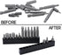 20 Pcs 12 Holes Hex Shank Bit Holder Screwdriver Head Storage Case Drill Bit Organizer Plastic Drill Bit Case Drill Bit Storage Fit for 1/4 Inch H...