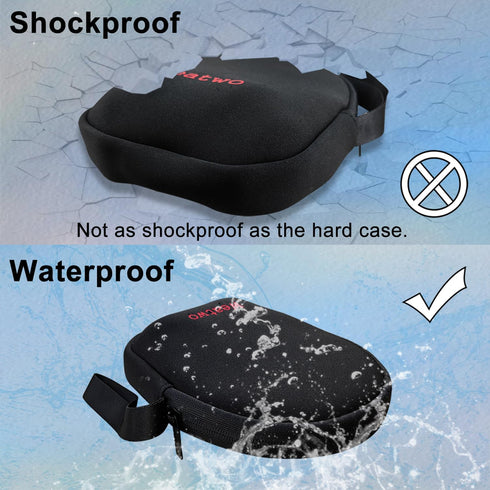Computer Headsets Headphone Storage Bag, Wired/Wireless Headset Lightweight Case Soft Neoprene Cover Travel Carrying Pouch for Jabra Evolve 20 30 ...