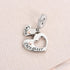 I Love You Heart Dangle Charms Compatible with Pandora Bracelet Necklace for Mom Daughter Grandma Granddaughter Nana Auntie Wife Sister Best Frien...