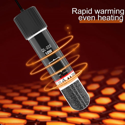 Small Aquarium Heater,10W Betta Heater Super Mini Aquarium Heater,Submersible Fish Tank Heater USB Powered Constant Temperature 78?(26?) Used for ...