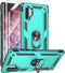 Samsung Galaxy Note 10 Plus Case with HD Screen Protectors, Military-Grade Metal Ring Holder Stand, Drop Tested Shockproof Cover for Note10+/5G Gr...