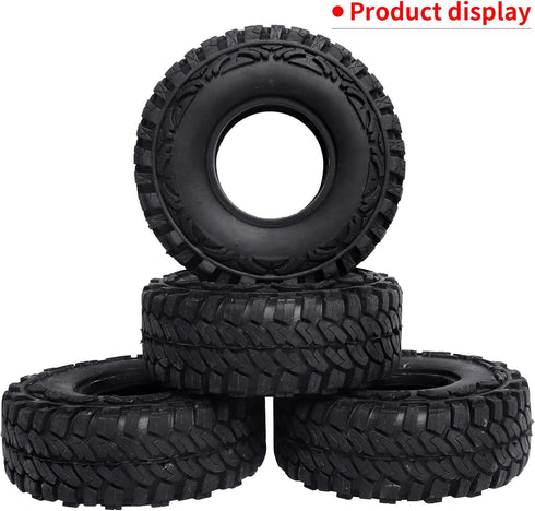 1.9 Crawler Tires with Foam Inserts for Traxxas TRX-4 Axial SCX10 II III 1/10 RC Rock Crawler Car...
