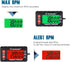 Runleader Hour Meter Tachometer, Maintenance Reminder, Alert RPM Reminder, Multi-Color Backlit Display,Initial Hours Settable, Use for Lawn Mower ...