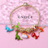 GNOCE Dinosaur Charm Pendant 925 Sterling Silver Purple/Green Enamelled Dinosaur Pendant Charm Fit Bracelet/Necklace Charm for Women (Blue Dinosau...