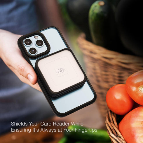 ENCASED Magnetic Case Designed for Square Reader Contactless and Chip 2nd Gen (Compatible with MagSafe) Black......