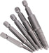 5pcs Broken Head Screw Screw Extractor Hex Handle Electric Extracting Tool Damaged Bolts Removal Tool Easy Out Kit...