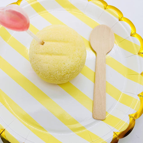 200pcs Mini Wooden Spoons,4inch Disposable Wooden Ice Cream Dessert Spoons,Biodegradable Compostable Birchwood...
