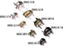 Mini Skater Magnetic Button Clasp Snaps - Closure Purses, Handbag Clothes Sewing Craft, 6-Pack (14mm, Silver)...