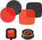 4Pcs Air Fryer Silicone Pot, Easy Cleaning Air Fryer Accessory, Food-Grade Reusable Air Fryer Basket, for 6 QT or Bigger, Square - 8.1" x 2.0" (2P...