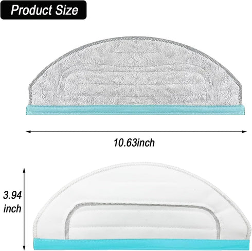 Mop Pad Replacement Part for Yeedi Cube for Yeedi CC Robotic Robot Vacuum Cleaner,6 Pcs Washable and Reusable Soft Microfiber Mop Pads Accessories...