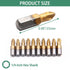 10Pcs PH2 Anti Slip Screwdriver Bit Set,1/4 Inch Hex 25mm Length Titanium Magnetic Drill Bits Set for Electric Screwdriver Impact Drill...