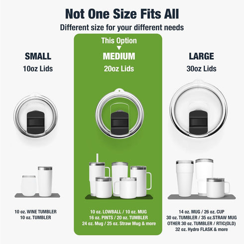 20 oz Tumbler Lids,Magnetic Tumbler Lid Replacement for YETI,BPA Free 2 Pack Purple Tumbler Lids & 3 Pack Magnetic Slider...