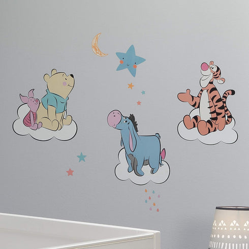 Lambs & Ivy Disney Baby Winnie The Pooh Hugs Piglet/Eeyore/Tigger Wall Decals...