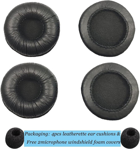 BINGLE Upgraded Headset 50mm Ear Cushion Replacement Designed for HW251N HW261N H251 H251N H261 H261N Blackwire 3210 3220 Jabra Pro 920 9450 Biz 2...