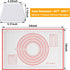 Silicone Baking Mat, Qidoe (16"x 24") Extra Thick Non Stick Baking Mat with Measurement Fondant Mat/Dough Rolling Mat/Counter Mat/Pizza Mat/Oven L...