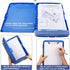 Clipboard a4 Clip File A4 Binder Storage Nursing Clipboard,Heavy Duty Plastic Storage Clipboard with Low Profile Clip,Nursing Clipboard Folder Sid...
