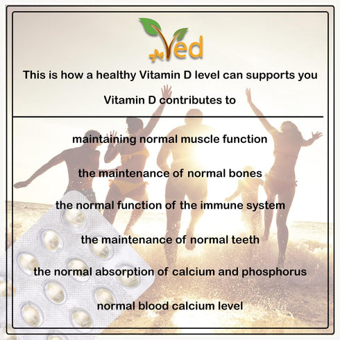 VED Vitamin D3 1000 IU SOFTGEL (15X2)...
