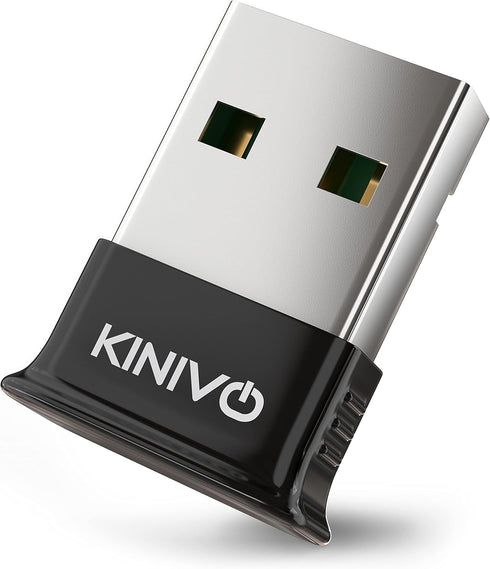 Kinivo USB Bluetooth Adapter for PC BTD400 (Bluetooth 4.0 Dongle Receiver, Low Energy) - Compatible with Windows 11/10/8.1/8, Raspberry Pi, Linux,...